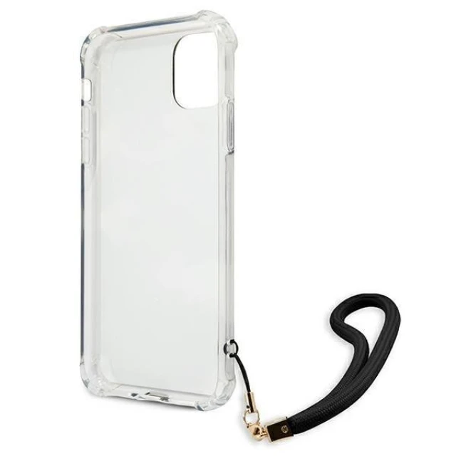 Чохол Guess Camo Strap Collection для iPhone 11 Black (GUHCN61KSARBK)