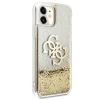 Чохол Guess 4G Big Liquid Glitter для iPhone 11 Gold (GUHCN61LG4GGO)