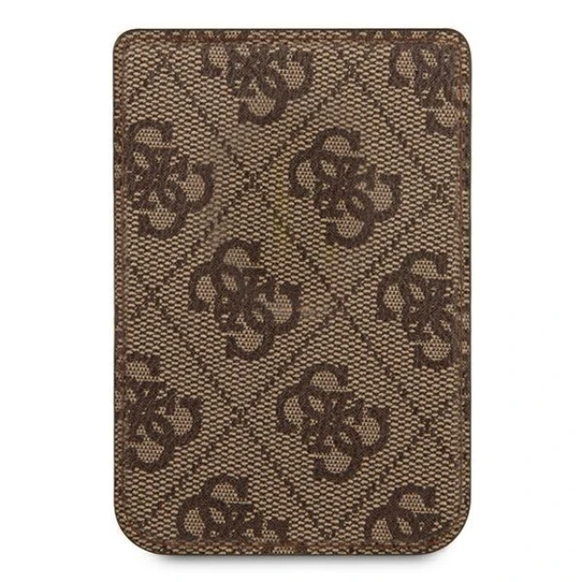 Магнітний гаманець Guess Wallet Brown with MagSafe Brown (GUWMS4GTLBR)