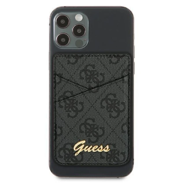 Магнитный кошелек Guess Wallet Grey with MagSafe (GUWMS4GTLBK)