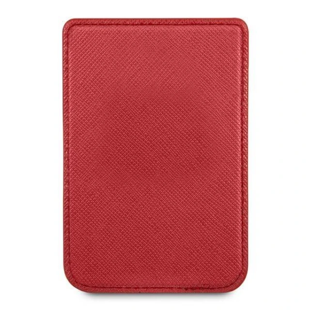 Магнітний гаманець Guess Saffiano Red with MagSafe(GUWMSSASLRE)