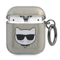 Чехол Karl Lagerfeld Glitter Choupette для AirPods Black (KLA2UCHGK)