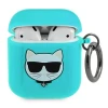 Чохол Karl Lagerfeld Choupette для AirPods 2/1 Blue (KLA2UCHFL)