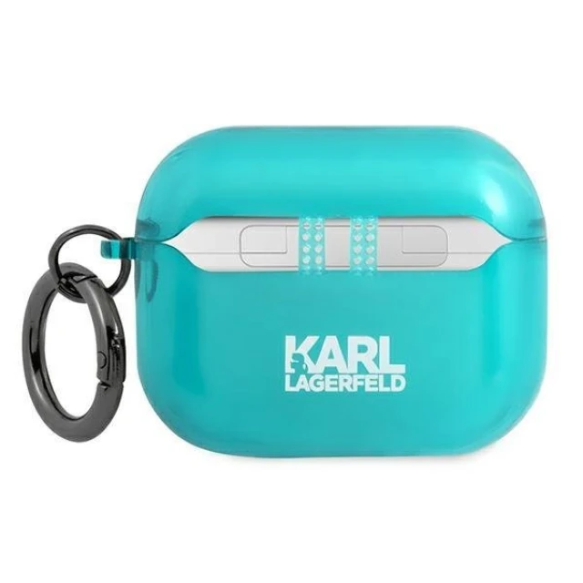 Чехол Karl Lagerfeld Choupette для AirPods Pro Blue (KLAPUCHFL)