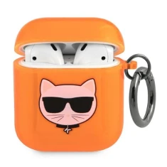 Чохол Karl Lagerfeld Choupette для AirPods 2/1 Orange (KLA2UCHFO)