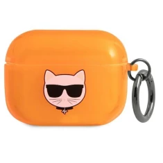 Чохол Karl Lagerfeld Choupette для AirPods Pro Orange (KLAPUCHFO)