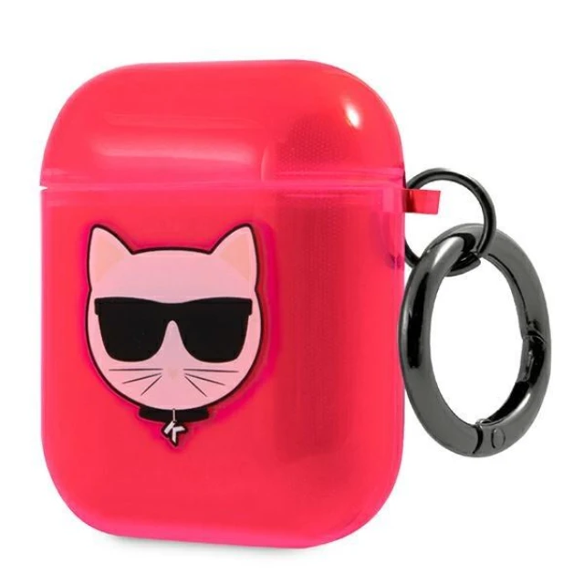 Чохол Karl Lagerfeld Choupette для AirPods 2/1 Pink (KLA2UCHFP)