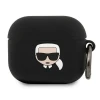 Чохол Karl Lagerfeld Silicone Iconic для AirPods 3 Black (KLACA3SILKHBK)