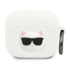 Чохол Karl Lagerfeld Silicone Choupette для AirPods 3 White (KLACA3SILCHWH)