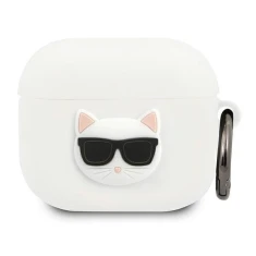 Чохол Karl Lagerfeld Silicone Choupette для AirPods 3 White (KLACA3SILCHWH)