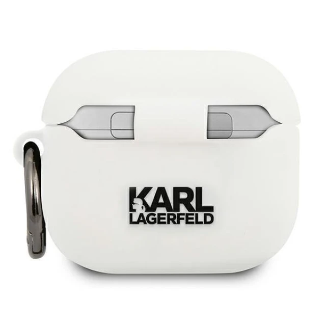 Чохол Karl Lagerfeld Silicone Choupette для AirPods 3 White (KLACA3SILCHWH)