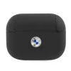 Чохол BMW для AirPods Pro Geniune Leather Silver Logo Black (BMAPSSLBK)