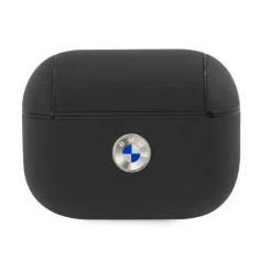 Чохол BMW для AirPods Pro Geniune Leather Silver Logo Black (BMAPSSLBK)