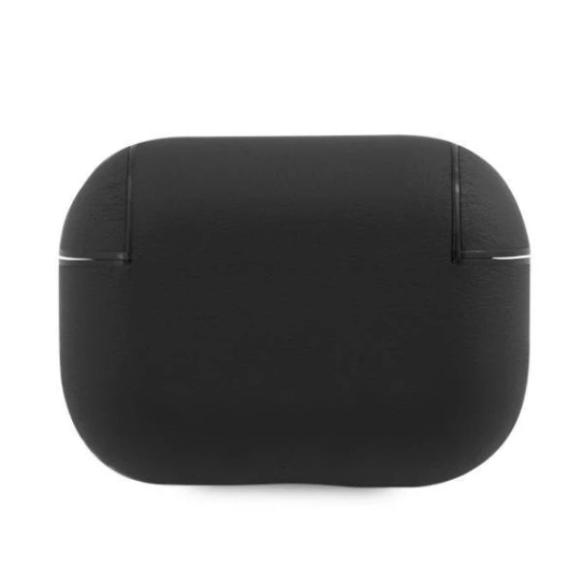Чохол BMW для AirPods Pro Geniune Leather Silver Logo Black (BMAPSSLBK)