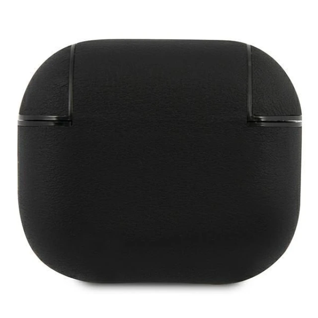 Чохол BMW для AirPods 3 Leather Silver Logo Black (BMA3SSLBK)