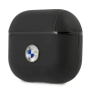 Чохол BMW для AirPods 3 Leather Silver Logo Black (BMA3SSLBK)