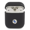 Чохол BMW для AirPods 1 | 2 Geniune Leather Silver Logo Navy (BMA2SSLNA)