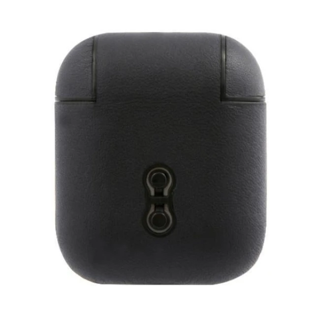 Чохол BMW для AirPods 1 | 2 Geniune Leather Silver Logo Navy (BMA2SSLNA)