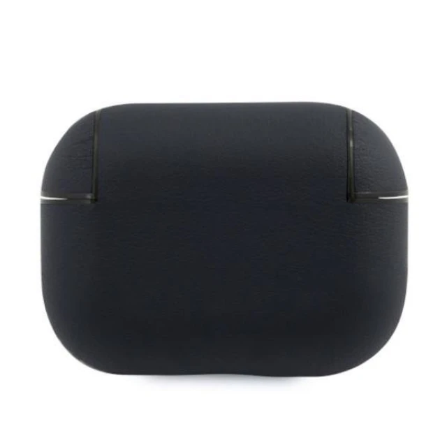 Чохол BMW для AirPods Pro Geniune Leather Silver Logo Navy (BMAPSSLNA)