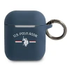 Чохол для навушників U.S. Polo Assn Silicone Logo для AirPods Navy (USACA2SFGV)