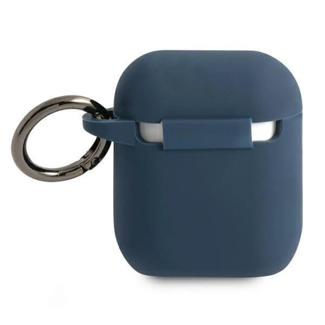 Чохол для навушників U.S. Polo Assn Silicone Logo для AirPods Navy (USACA2SFGV)