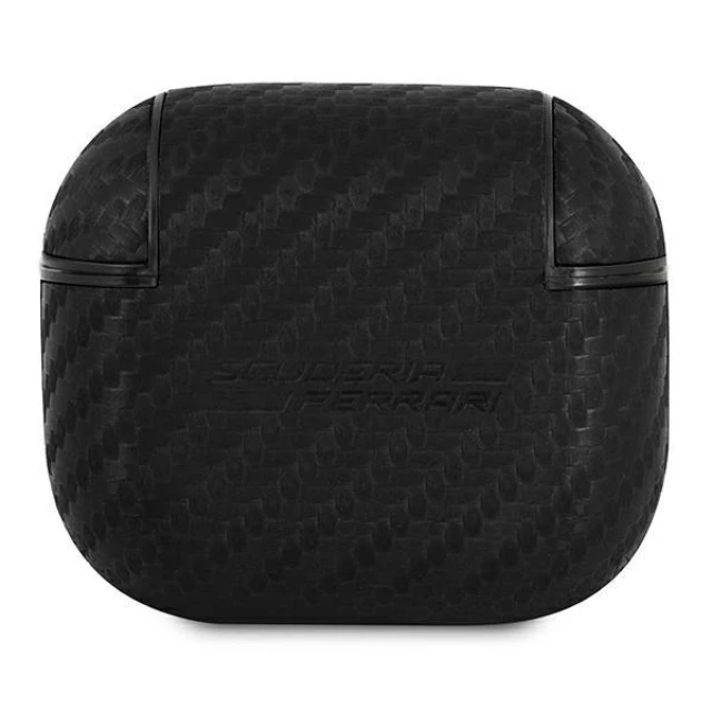 Чохол Ferrari для AirPods 3 On Track PU Carbon Black (FESA3CABK)