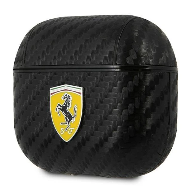 Чохол Ferrari для AirPods 3 On Track PU Carbon Black (FESA3CABK)