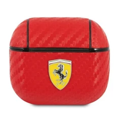 Чехол Ferrari для AirPods 3 On Track PU Carbon Red (FESA3CARE)