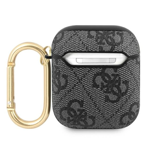 Чохол для навушників Guess 4G Script Metal Collection для AirPods Grey (GUA24GSMK)