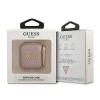 Чохол Guess Saffiano Script Metal Collection для AirPods 2/1 Pink (GUA2SASMP)