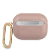 Чохол Guess Saffiano Script Metal Collection для AirPods Pro Pink (GUAPSASMP)