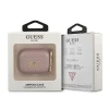 Чохол Guess Saffiano Script Metal Collection для AirPods Pro Pink (GUAPSASMP)