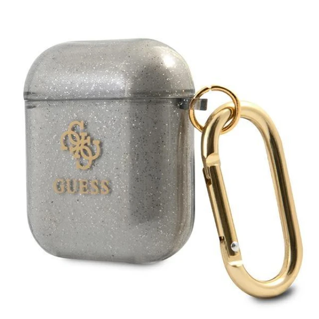 Чохол Guess Glitter Collection для AirPods 2/1 Black (GUA2UCG4GK)