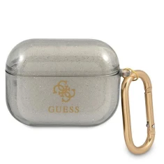 Чехол Guess Glitter Collection для AirPods Pro Black (GUAPUCG4GK)