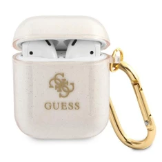 Чехол Guess Glitter для AirPods 2/1 Gold (GUA2UCG4GD)