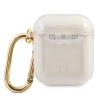 Чохол Guess Glitter для AirPods 2/1 Gold (GUA2UCG4GD)