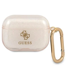 Чехол Guess Glitter Collection для AirPods Pro Gold (GUAPUCG4GD)