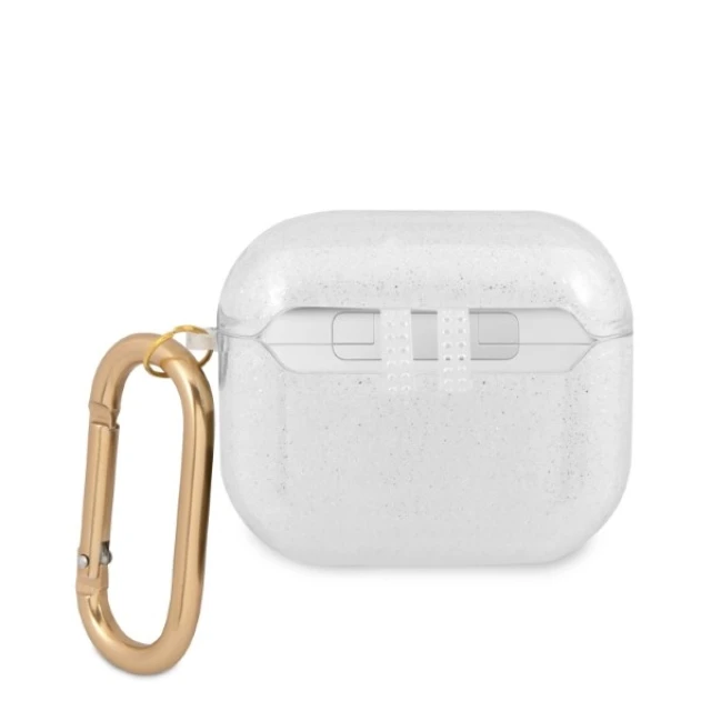 Чохол для навушників Guess Glitter Collection для AirPods 3 Transparent (GUA3UCG4GT)