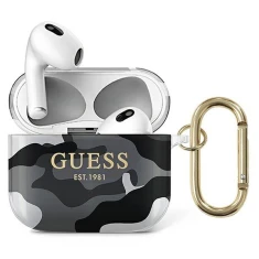Чехол Guess Camo Collection для AirPods 3 Black (GUA3UCAMG)