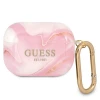 Чохол Guess Marble для AirPods Pro Pink (GUAPUNMP)