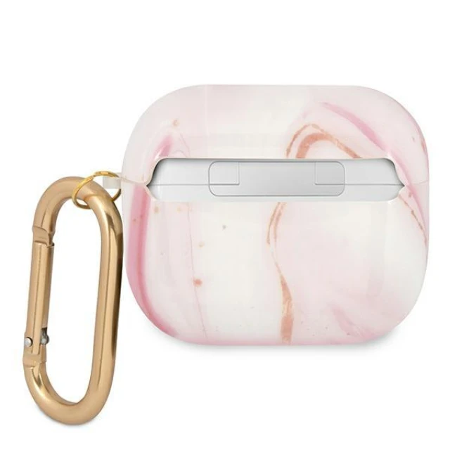 Чехол Guess Marble для AirPods 3 Pink (GUA3UNMP)