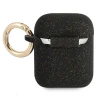 Чохол для навушників Guess Silicone Glitter для AirPods Black (GUA2SGGEK)