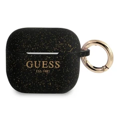 Чохол для навушників Guess Silicone Glitter для AirPods 3 Black (GUA3SGGEK)