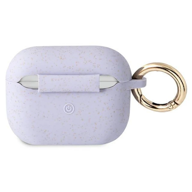 Чохол Guess Silicone Glitter для AirPods Pro Violet (GUAPSGGEU)