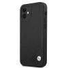 Чехол BMW для iPhone 12 mini Leather Deboss Black (BMHCP12SRCDPK)