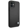 Чехол BMW для iPhone 12 mini Leather Deboss Black (BMHCP12SRCDPK)