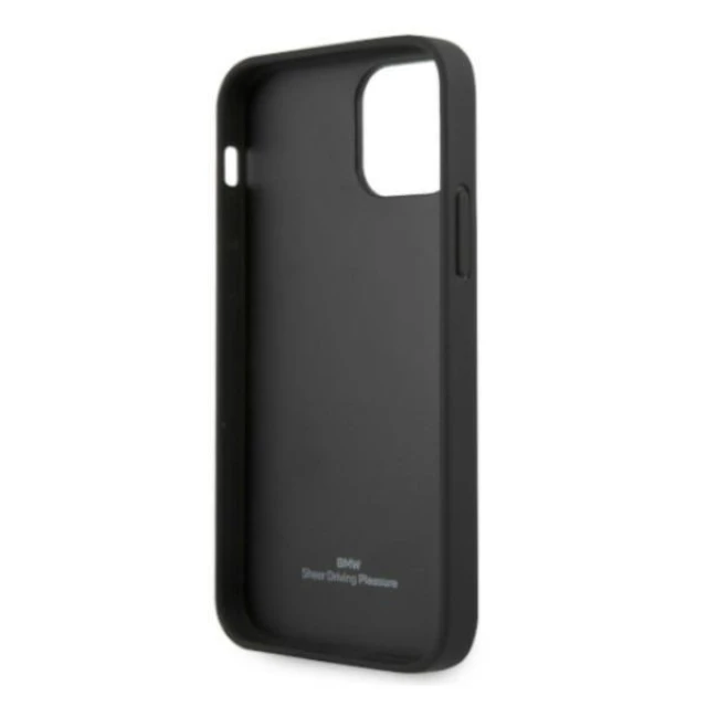 Чехол BMW для iPhone 12 | 12 Pro Leather Perforate Black (BMHCP12MRSWPK)