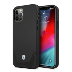 Чохол BMW для iPhone 12 Pro Max Leather Curve Perforate Red (BMHCP12LRSWPK)