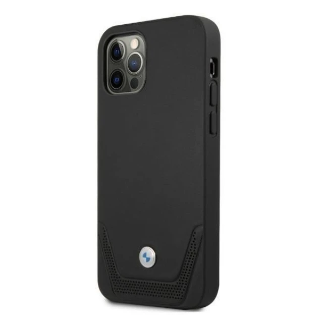 Чохол BMW для iPhone 12 Pro Max Leather Curve Perforate Red (BMHCP12LRSWPK)
