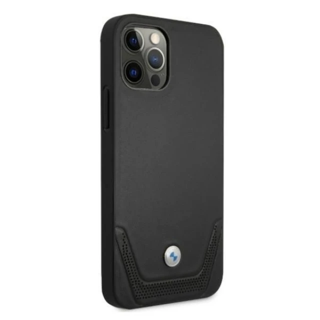 Чохол BMW для iPhone 12 Pro Max Leather Curve Perforate Red (BMHCP12LRSWPK)
